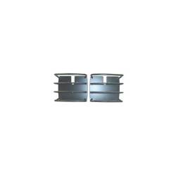 Rugged Ridge 11226.01 Euro Taillight Guards Black