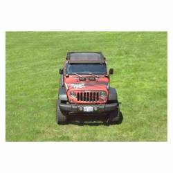 Steinjager - Steinjager Hood Mount Light Bracket w/LEDs Black for Wrangler JK J0040927 - Image 4