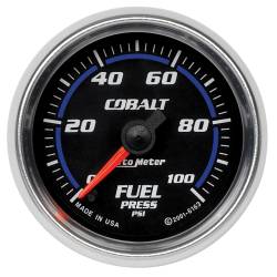AutoMeter - AutoMeter 6163 Cobalt Fuel Pressure Gauge 0-100 PSI 2-1/16" Stepper Motor - Image 1