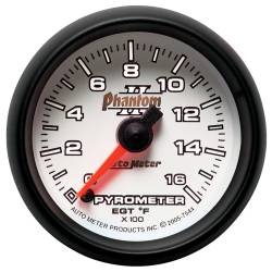 AutoMeter - AutoMeter 7544 Phantom II Pyrometer Gauge 0-1600 -DEG F 2-1/16" Stepper Motor - Image 2