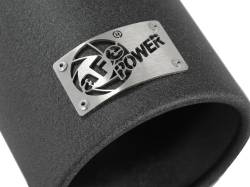 aFe Power - aFe 49-92043-B Stainless Steel Exhaust 3" Inlet x 4" Outlet 12" L Bolt-On Blk - Image 4