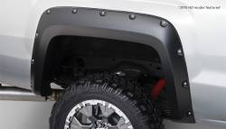 Bushwacker - Bushwacker 40122-02 Pocket Style Rear Fender Flares Black for GMC Sierra - Image 2