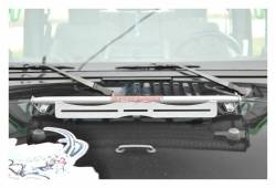 Steinjager - Steinjager Hood Mount Light Bracket Kit-Gray Hammer for Wrangler JK J0041440 - Image 1