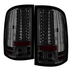 Spyder Auto - Spyder Auto 5014962 LED Taillights Chrome/Smoke for 07-13 Sierra 1500/2500HD - Image 1
