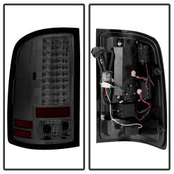 Spyder Auto - Spyder Auto 5014962 LED Taillights Chrome/Smoke for 07-13 Sierra 1500/2500HD - Image 3