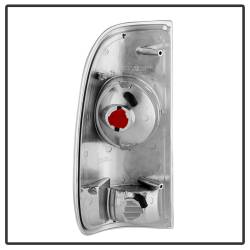 Spyder Auto - Spyder Auto 5003355 Chrome/Clear Euro Taillights for 97-07 Ford F-Series - Image 3