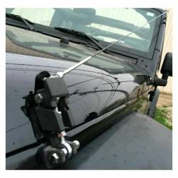 Steinjager - Steinjager J0041024 Adjustable Hood Latch Kit Chrome Moly for Jeep Wrangler JK - Image 3