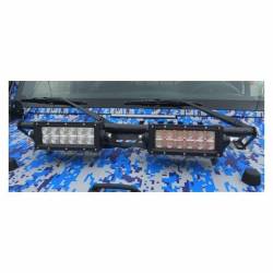 Steinjager - Steinjager Hood Mount Light Bracket w/LEDs-Neon Green for Jeep JK J0041420 - Image 3