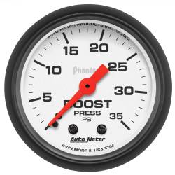 AutoMeter - AutoMeter 5704 Phantom Mechanical Boost Pressure Gauge 0-35PSI 2-1/16" - Image 1