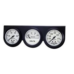 AutoMeter - AutoMeter 2328 Console Gauge Panel Oil/Water Temp White 100 PSI/280F/16V 2-5/8" - Image 1