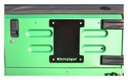Steinjager - Steinjager Spare Tire Carrier Delete Plate Black for Wrangler TJ J0043675 - Image 1