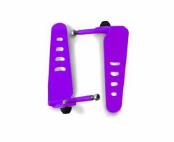 Steinjager - Steinjager Metal Style Foot Peg Kit-Sinbad Purple for Wrangler TJ J0043893 - Image 1