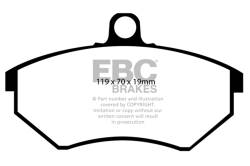 EBC Brakes - EBC Brakes DP4841/2R Yellowstuff Street & Track Brake Pads - Image 1