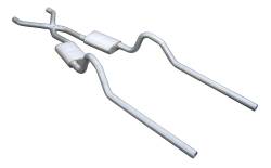 Pypes Performance Exhaust - Pypes SMB10S33 2.5" Crossmember Back w/X-Pipe Exhaust System for 66-74 B-Body - Image 1