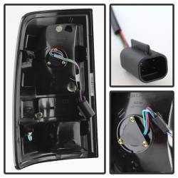 Spyder Auto - Spyder Auto 5077530 Black/Clear LED Taillights for 13-18 Dodge RAM Trucks - Image 3