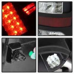 Spyder Auto - Spyder Auto 5077530 Black/Clear LED Taillights for 13-18 Dodge RAM Trucks - Image 5