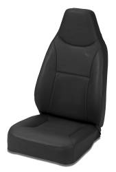 Bestop 39436-15 Trailmax II Standard Front Seat Black for 76-86 Jeep CJ7/YJ/TJ