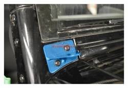 Steinjager - Steinjager A-Pillar Light Brackets-Playboy Blue for Wrangler JK J0041565 - Image 1