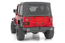 Rough Country Suspension Systems - Rough Country 10591 Full Width Black Rear Bumper for 97-06 Jeep Wrangler TJ - Image 2