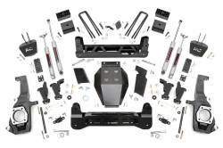 Rough Country 10330 5" Torsion Drop Lift Kit for 11-19 Silverado/Sierra 2500HD