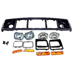 Crown Automotive Jeep Replacement - Crown Automotive 55055233AEK Header Panel Kit for 97-01 Jeep Cherokee XJ - Image 2