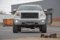 Rough Country Suspension Systems - Rough Country 70689 2" LED Pod Fog Light Kit Flood for 14-15 GMC Sierra 1500 - Image 4