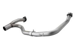 aFe 48-46208 2-2.5" SS Twisted Exhaust Y-Pipe for 12-18 Jeep Wrangler JK 3.6L