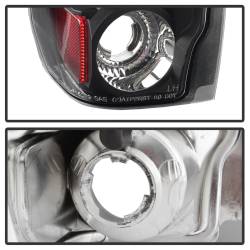 Spyder Auto - Spyder Auto 5003300 Black/Clear Euro Style Taillights for 87-96 Bronco/F150 - Image 4