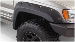 Bushwacker - Bushwacker 10071-07 CutOut Style Front Fender Flares Black 2Pc for 99-04 Jeep WJ - Image 2