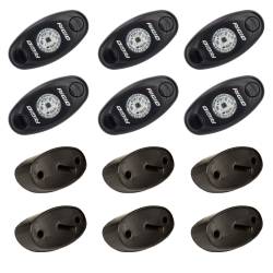 Rigid Industries - Rigid Industries A-Series 6 Pack LED Rock Lights Amber 400293 - Image 1