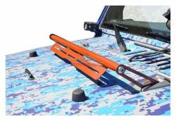 Steinjager - Steinjager Hood Mount Light Bracket Kit-Orange for Wrangler JK J0041430 - Image 1