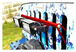 Steinjager - Steinjager Grille Mount Light Bracket Kit Red Baron for Wrangler JK J0041392 - Image 1