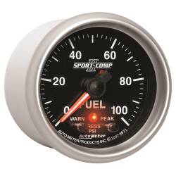 AutoMeter - AutoMeter 3671 Sport-Comp II Fuel Pressure w/Peak & Warn Gauge 0-100PSI 2-1/16" - Image 5