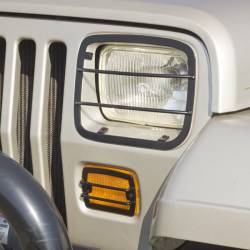 Rugged Ridge 11230.02 Euro Guard Headlight & Turn Signal for 87-95 Wrangler YJ