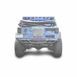 Steinjager - Steinjager Rear Off Road Tube Bumper-Gray Hammertone for Jeep JK J0048169 - Image 1