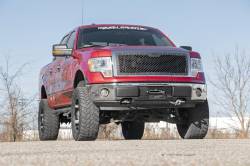 Rough Country Suspension Systems - Rough Country 70229 Front Mesh Grille Insert Black for 09-14 Ford F150 - Image 3
