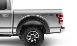 Bushwacker - Bushwacker Extend-a-Fender Rear Fender Flares Black Ford F150 20094-02 - Image 2