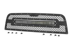 Rough Country Suspension Systems - Rough Country 70152 Front Mesh Grille Insert w/LED for 13-18 RAM 2500HD/3500 - Image 2