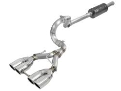 aFe 49-38073-P 2.5" SS Cat-Back Exhaust System for 18-26 Jeep Wrangler JL 3.6L