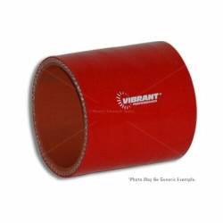 Vibrant Performance - Vibrant 2706R 4 Ply Silicone Sleeve 2" ID x 3" Long Red - Image 1
