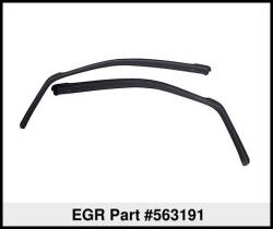 EGR - EGR 563191 Front In-Channel Window Visors Black 04-14 Ford F150 - Image 1