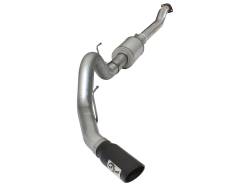 aFe 49-03069-B 4" Cat Back Aluminized Steel Exhaust for 15-20 Ford F150 2.7/3.5L
