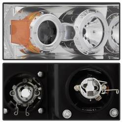 Spyder Auto - Spyder Auto Halo Projector Headlights Chrome/Clear for Dodge RAM 5009982 - Image 4