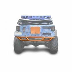 Steinjager - Steinjager Rear Off Road Tube Bumper-Fluorescent Orange for Jeep JK J0048159 - Image 1