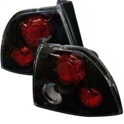 Spyder Auto - Spyder Auto 5004147 Euro Style Taillights Black/Clear for 94-95 Honda Accord - Image 1