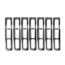 Rugged Ridge 11306.02 Grille Inserts Chrome for 97-06 Jeep Wrangler TJ