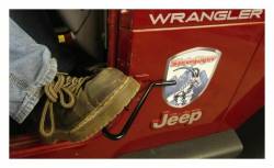 Steinjager - Steinjager Wire Style Foot Peg Kit-Red Baron for Wrangler TJ J0045907 - Image 3