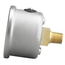 AutoMeter - AutoMeter 2173 Autogage Fuel Pressure Gauge Liquid Filled Black 0-60PSI 1.5" - Image 2