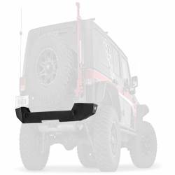 Warn - Warn 89525 Elite Series Rear Bumper Tire Carrier for 07-18 Jeep Wrangler JK - Image 1