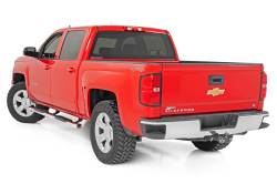 Rough Country Suspension Systems - Rough Country 21001S 4.5" Oval Tube Nerf Step SS for 07-18 Silverado/Sierra Crew - Image 2